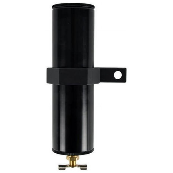 Detroit Speed 060110DS Billet Aluminum PCV Catch Can - Black