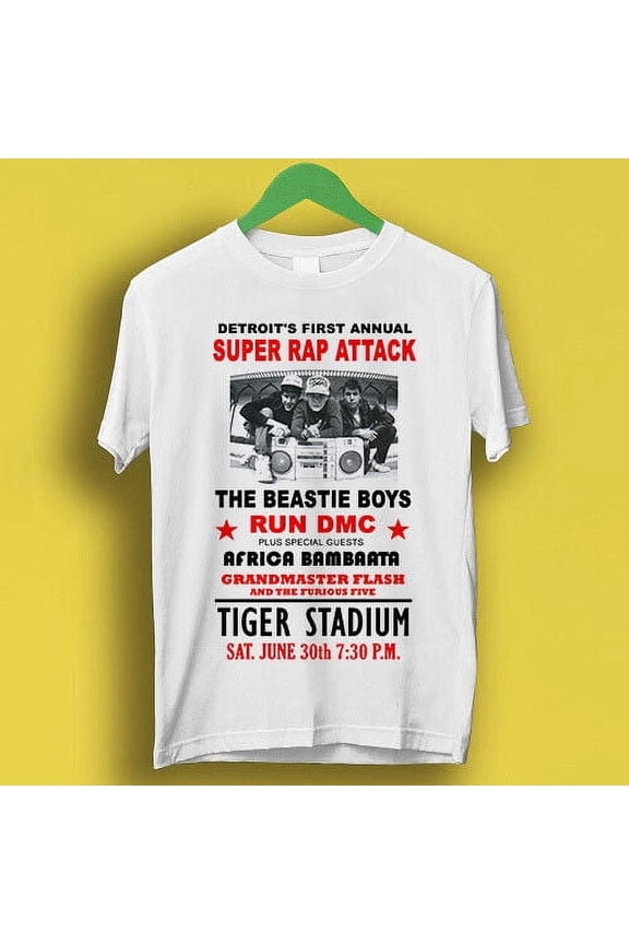 Detroit Super Rap Attack Poster Retro Cool Gift Tee T Shirt P1287