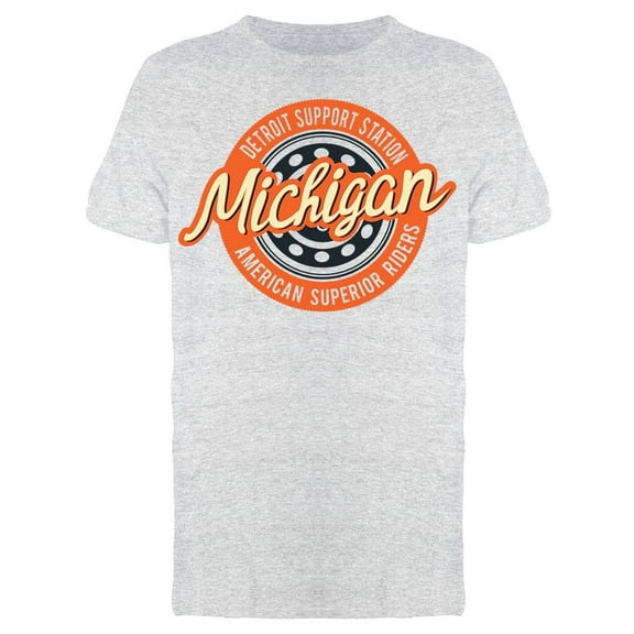 Detroit Suport Station T-Shirt Men -Image by Shutterstock, Male Large