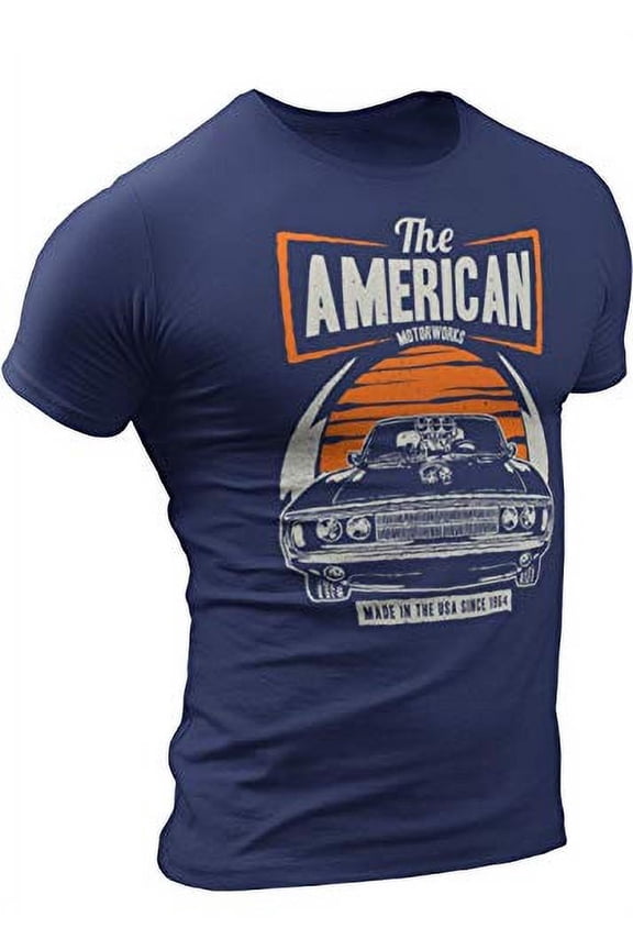 Detroit T Shirts Unisex S M L XL XXL - American Muscle Car Dodge Challenger 1964 T-Shirt — Detroit Tee Shirts by DETROIṬREBELS
