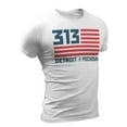 thumbnail image 1 of Detroit T Shirts Unisex S M L XL XXL - Detroit 313 Area Code T-Shirt — Detroit Tee Shirts by DETROIṬREBELS, 1 of 7