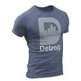 thumbnail image 1 of Detroit T Shirts Unisex S M L XL XXL - Detroit D Logo Skyline T-Shirt — Detroit Tee Shirts by DETROIṬREBELS, 1 of 3