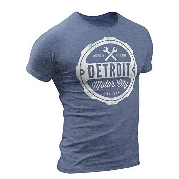 Detroit T Shirts Unisex S M L XL XXL - Motor City Forever T-Shirt — Detroit Tee Shirts by DETROIṬ★REBELS