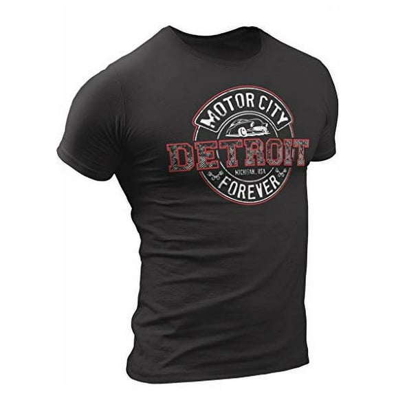 Detroit T Shirts Unisex S M L XL XXL - Motor City Forever T-Shirt — Detroit Tee Shirts by DETROIT★REBELS