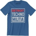 thumbnail image 1 of Detroit Techno Militia - EDM Underground Resistance House Music Mens T-Shirt, 1 of 4