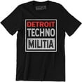 thumbnail image 1 of Detroit Techno Militia - EDM Underground Resistance House Music Mens T-Shirt, 1 of 4