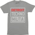 thumbnail image 1 of Detroit Techno Militia - EDM Underground Resistance House Music Mens T-Shirt, 1 of 4