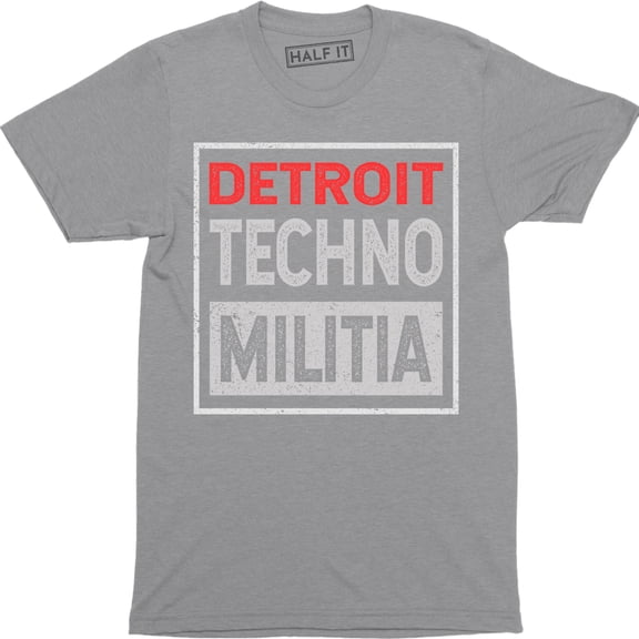 Detroit Techno Militia - EDM Underground Resistance House Music Mens T-Shirt