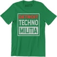 thumbnail image 1 of Detroit Techno Militia - EDM Underground Resistance House Music Mens T-Shirt, 1 of 4