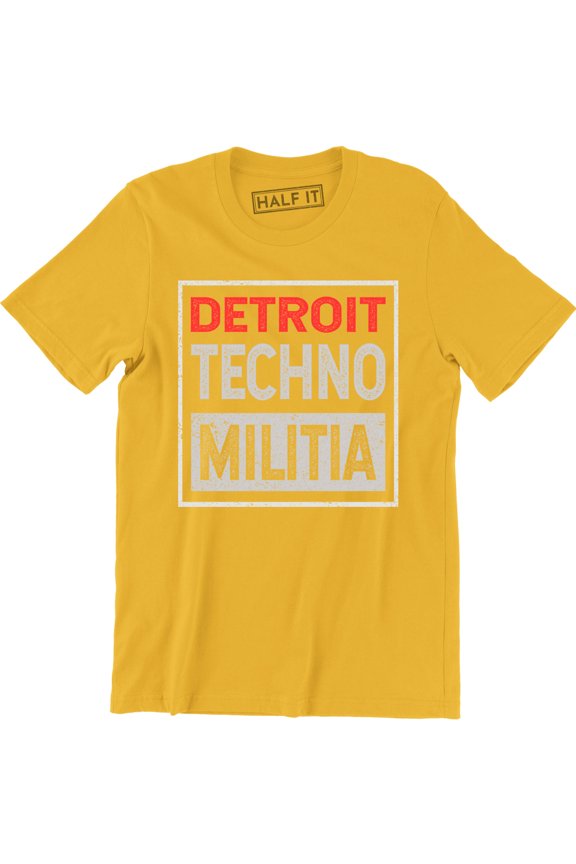 Detroit Techno Militia - EDM Underground Resistance House Music Mens T-Shirt