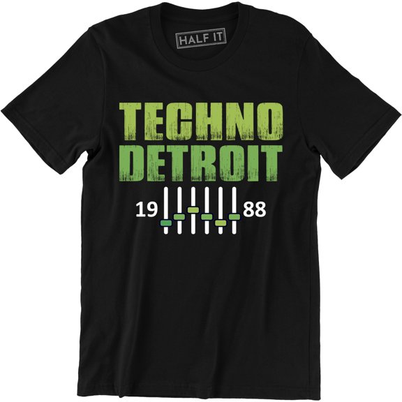Detroit Techno Since 1988 Militia EDM Underground Resistance House Music Men Tee