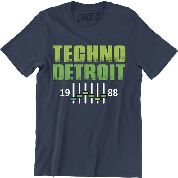 Detroit Techno Since 1988 Militia EDM Underground Resistance House Music Men Tee