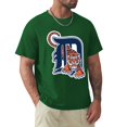 DetroitTigers Baseball Sports TShirts Casual Short Sleeve Crewneck