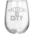 thumbnail image 1 of Detroit Tigers Etched 17oz. Rally Cry Stemless Wine Glass, 1 of 1