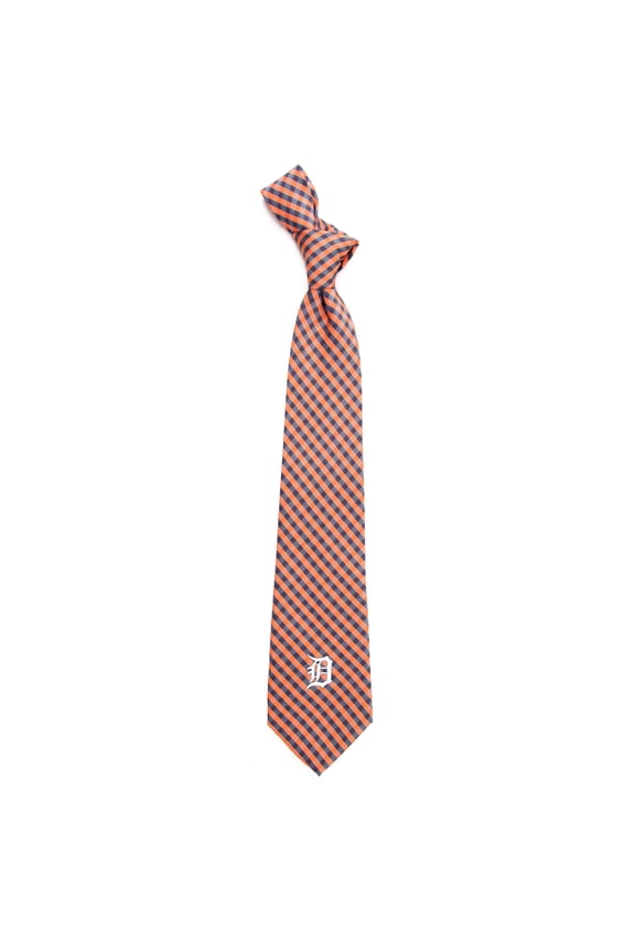Detroit Tigers Gingham Tie