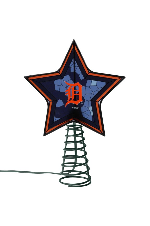 Detroit Tigers Mosaic Tree Topper