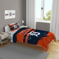 thumbnail image 1 of Detroit Tigers Slanted Stripe 4-Piece Twin Bed Set, 1 of 3