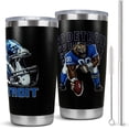 thumbnail image 1 of Detroit Tumbler Cup - Detroit Gifts for Men - 20 OZ Insulated Stainless Steel Coffee Travel Mug with Lid and Straw, 1 of 6
