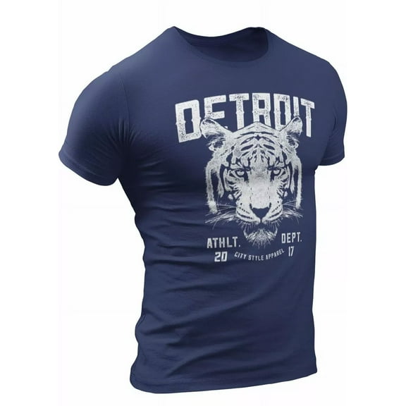 Detroit Wildlife Tiger T-Shirt, Detroit T-Shirts - Sizes S M L XL XXL