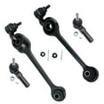 thumbnail image 1 of Detroitaxle - Front Lower Control Arms + Outer Tie Rods Replacement for Saturn SC SC1 SC2 SL SL1 SL2 SW1 SW2 - 4pc Set Fits select: 2001 SATURN SW1 POSTAL UNIT, 1 of 6