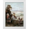 thumbnail image 1 of Detti, Cesare Agostino 25x32 White Modern Wood Framed Museum Art Print Titled - Hunting Party, 1 of 4