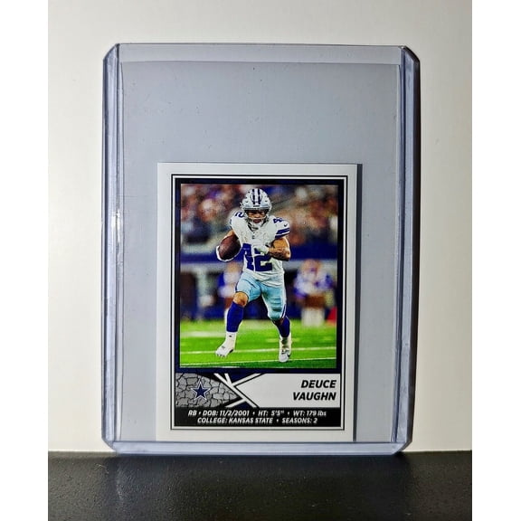 Deuce Vaughn 2024 Panini NFL Sticker #300 Dallas Cowboys