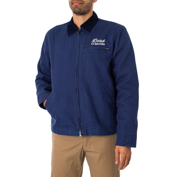 Deus Ex Machina Address Workwear Jacket, Blue
