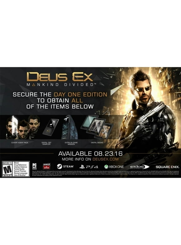 Deus Ex: Mankind Divided - Day One Edition for Xbox One