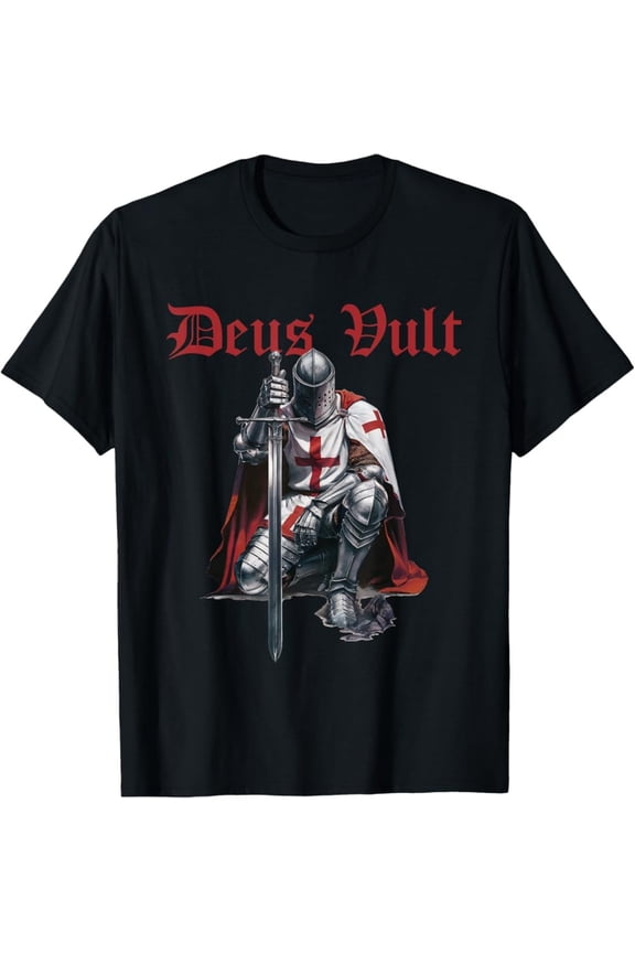 Deus Knights Templar Crusades T-Shirt