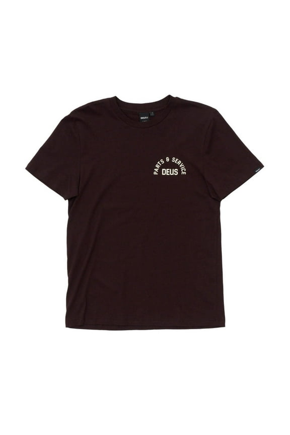 Deus Men's Troop Tee Choc Plum DMP251953D CPM