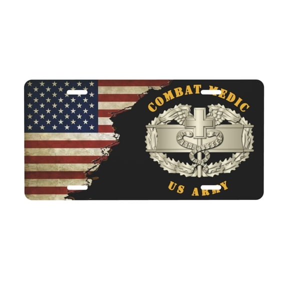 Deus Vult Crusader Knight Templar Cross License Plate 6×12in