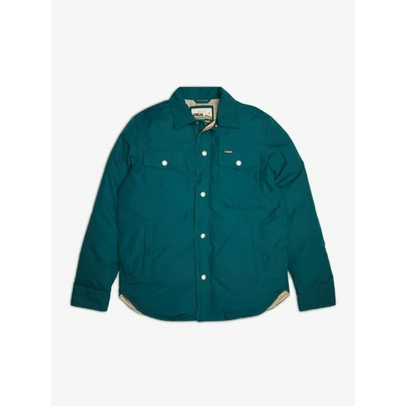 Deus ex machina Men's Alpine Paddede Overshirt Trek Green DMF226489