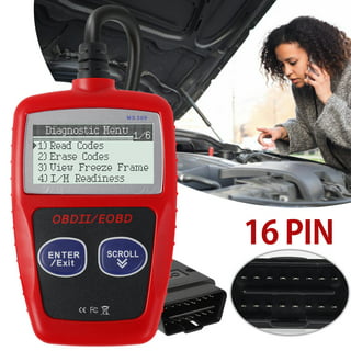 Threns Car OBD2 Scanner Professional Engine Fault Code Reader 2.4inch  Screen Diagnostic Scan Tool 
