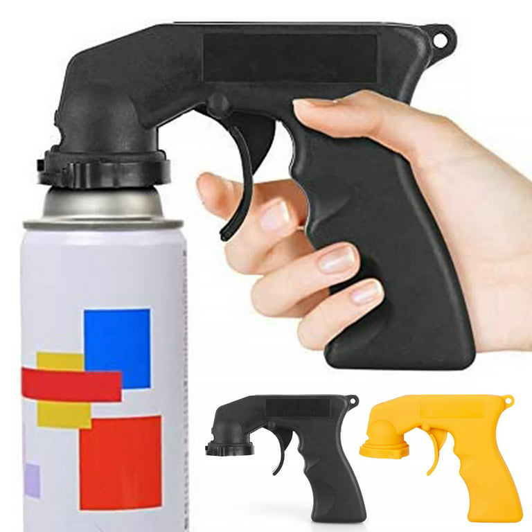 Deuson Paint Care Aerosol Spray Gun Handle Portable Spray Paint Aerosol  Applicator w/ Full Grip Trigger Locking Collar Maintenance Repair Tool Car