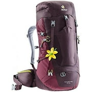 Deuter Futura PRO 34 SL Hiking Backpack with Detachable Rain Cover, Aubergine/Maroon