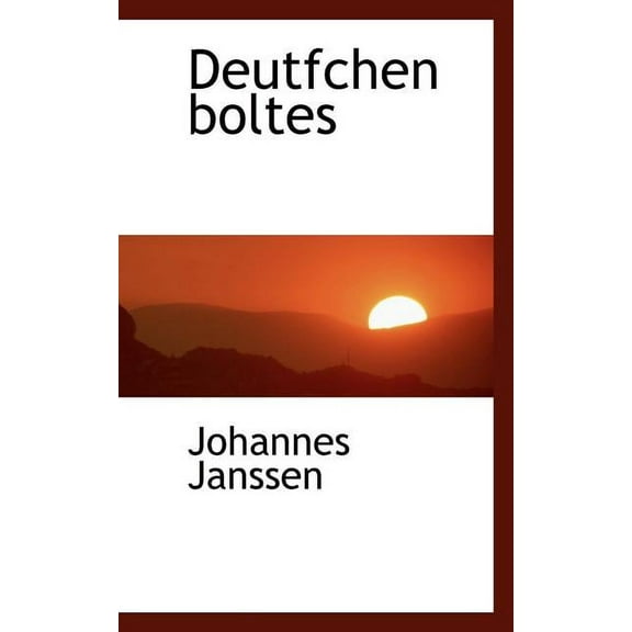 Deutfchen Boltes (Paperback)