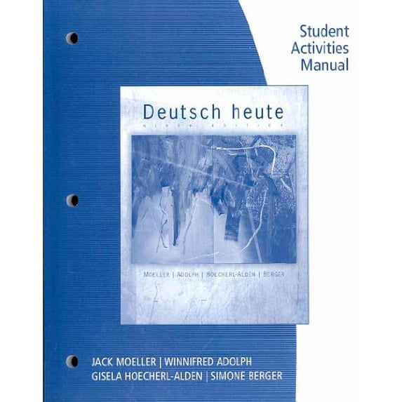 Pre-Owned Student Activities Manual for Moeller's Deutsch Heute: Introductory German (Paperback) 0547181248 9780547181240