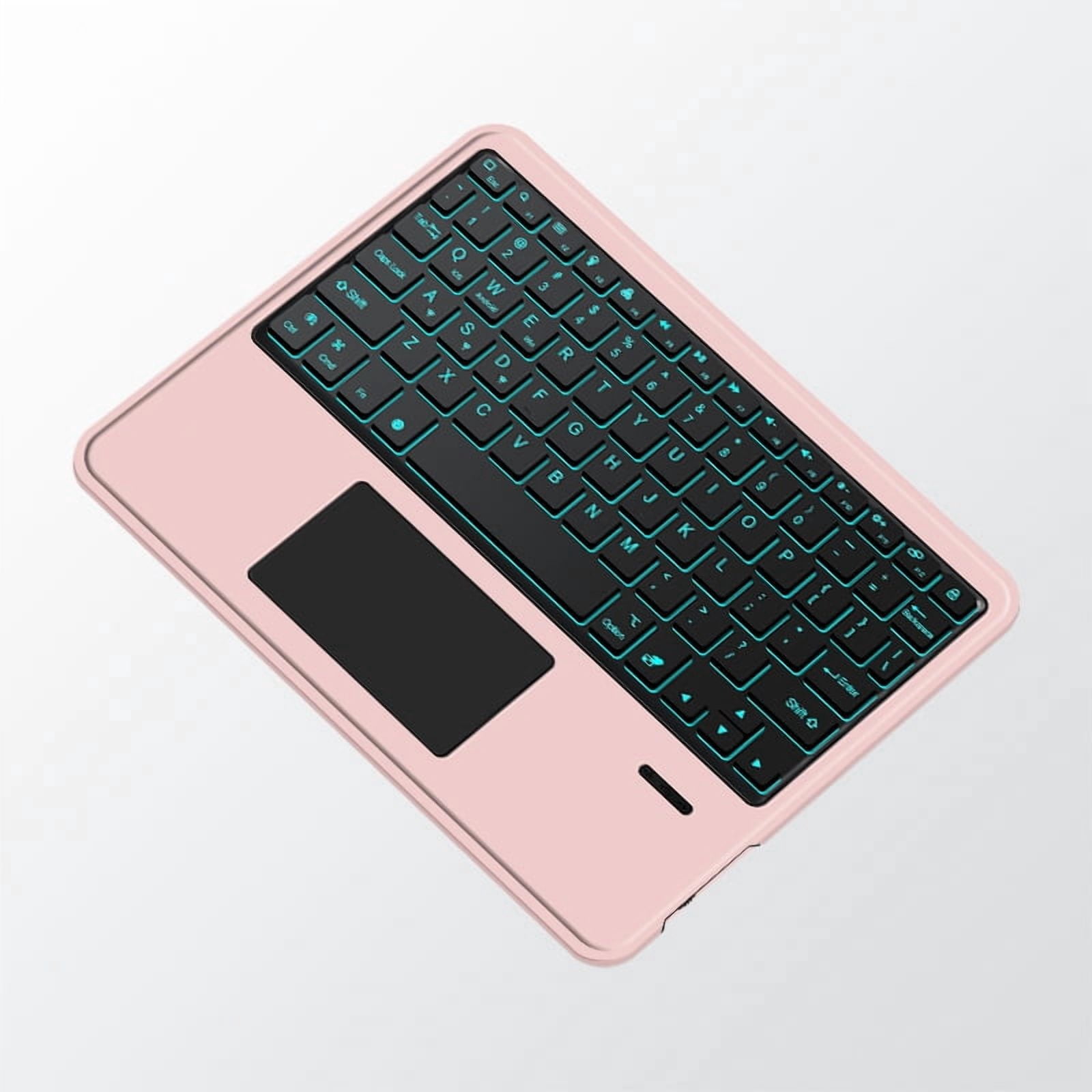 Deutsch Wireless Bluetooth Backlight Touchpad Keyboard For Phone iPad ...