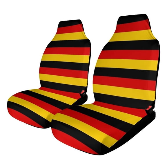 Deutsche Flagge Germany Flag Car Seat Covers Front Seats Universal Fit for Cars SUV Truck Auto Interior Accessories