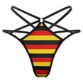 thumbnail image 1 of Deutsche Flagge Germany Flag Open Type Women's Panties Crotch Opening G-strings Thongs Lingeries Underwear, 1 of 7