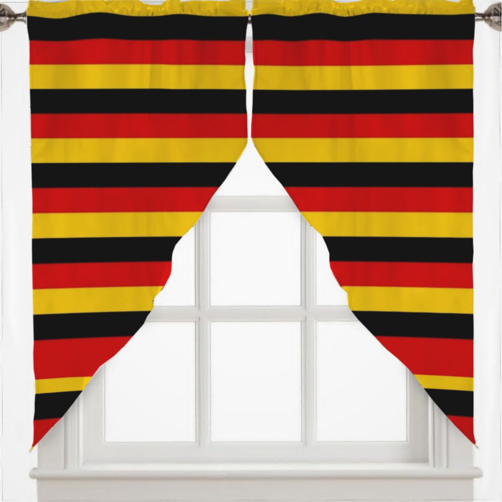 Deutsche Flagge Germany Flag Swag Valances For Windows 2 Pack For ...