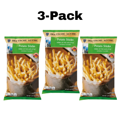 Deutsche Kche Potato Sticks Herbs of the Alps Style 3-Pack 4.41 oz