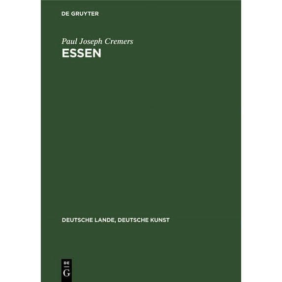 Deutsche Lande, Deutsche Kunst Essen, (Hardcover)