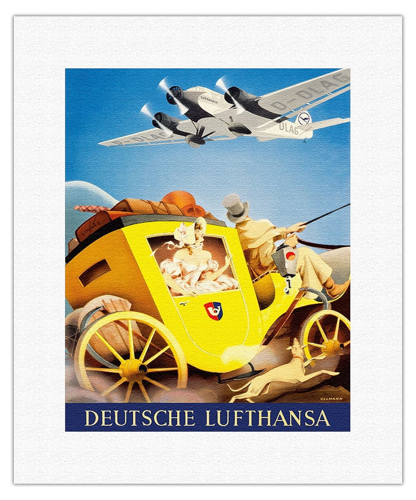 Autocollant . Compagnie Aérienne. LUFTHANSA. DC-10