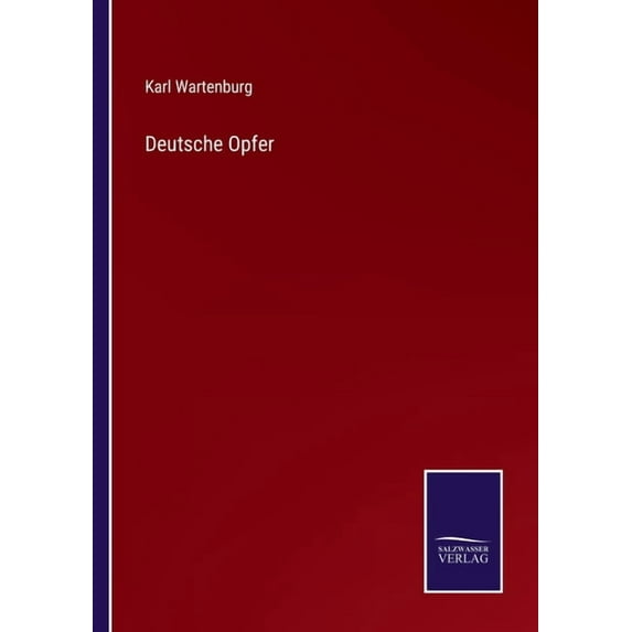 Deutsche Opfer (Paperback)