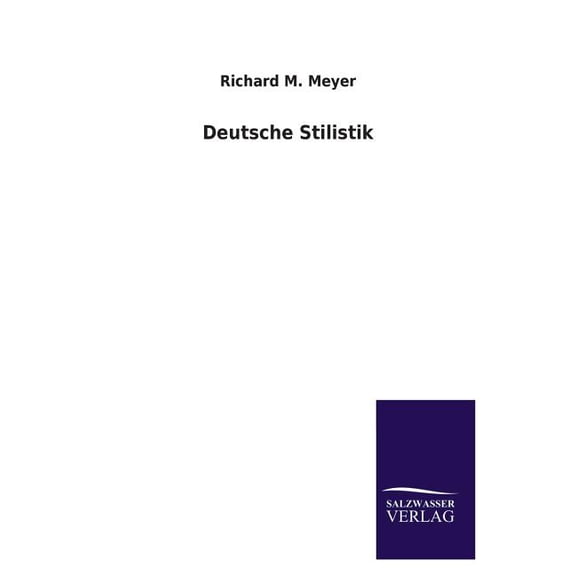 Deutsche Stilistik (Paperback)