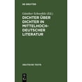 thumbnail image 1 of Deutsche Texte Dichter Über Dichter in Mittelhochdeutscher Literatur, Book 12, (Hardcover), 1 of 1