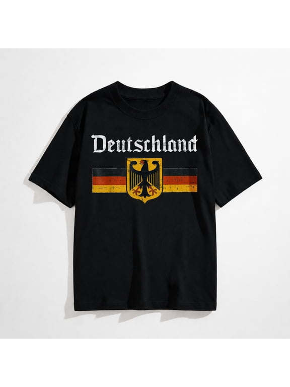 Deutschland Flag Eagle Vintage German Heritage Pride T-Shirt