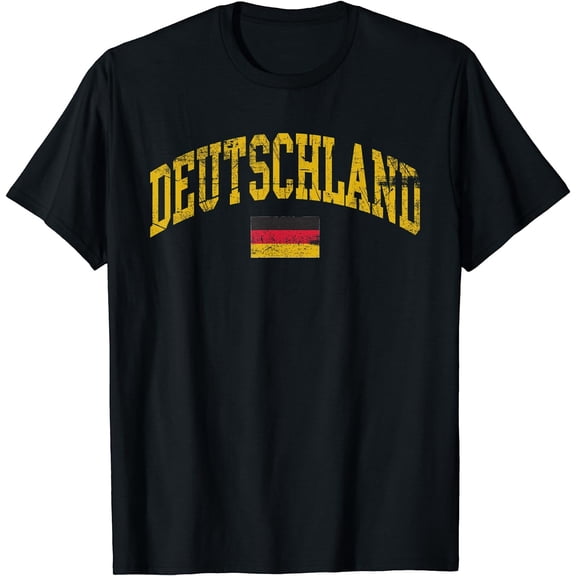 Deutschland Flag Of German Pride Germany Flag T-Shirt Black Small