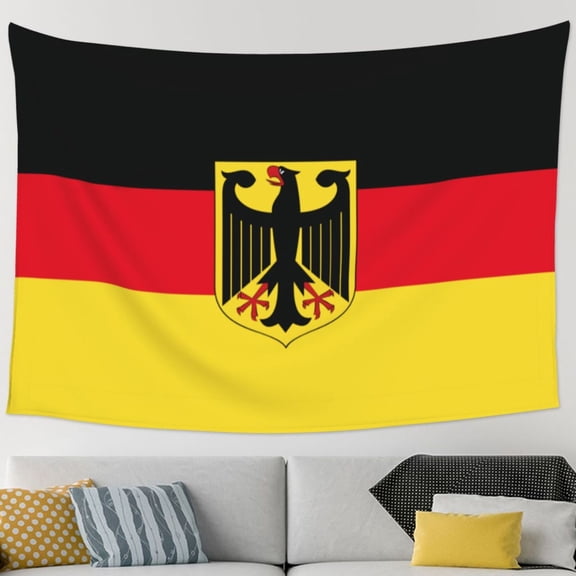 Deutschland Flag Tapestry Bedroom Living Room Tapestry Room Decorative Aesthetic Tapestries (90 In * 60 In)